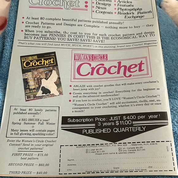 Vintage Women’s Circle Crochet Magazine. - Picture 3 of 3